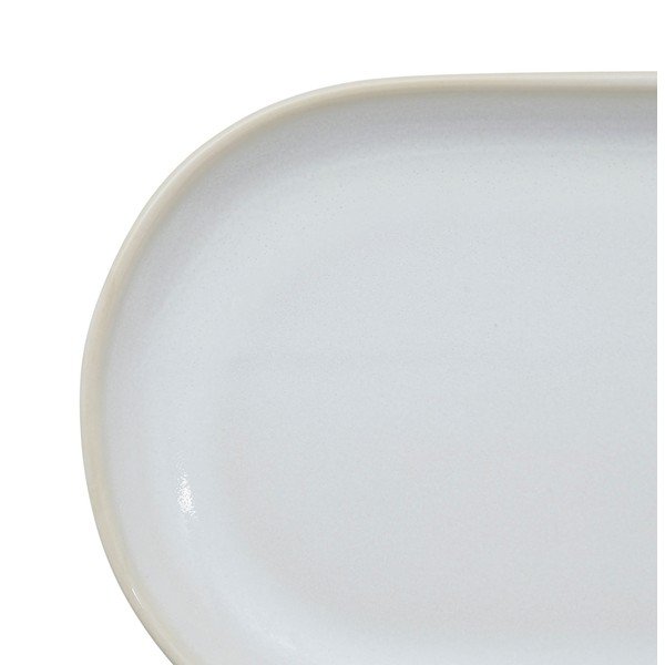 Balta keramikas paplāte Flore – Côté Table-image-1