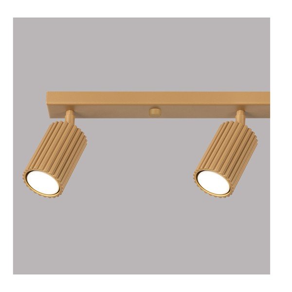 Zelta krāsas prožektora tipa lampa 6,5x81 cm Gleam – Sollux-image-3
