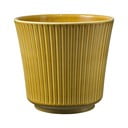 Dzeltens keramikas puķu pods Big Pots Gloss, ø 20 cm
