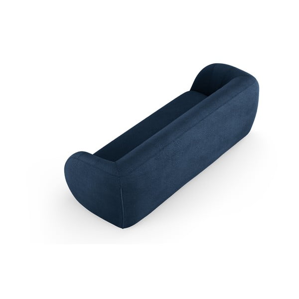 Zils dīvāns no buklē auduma 230 cm Essen – Cosmopolitan Design-image-3