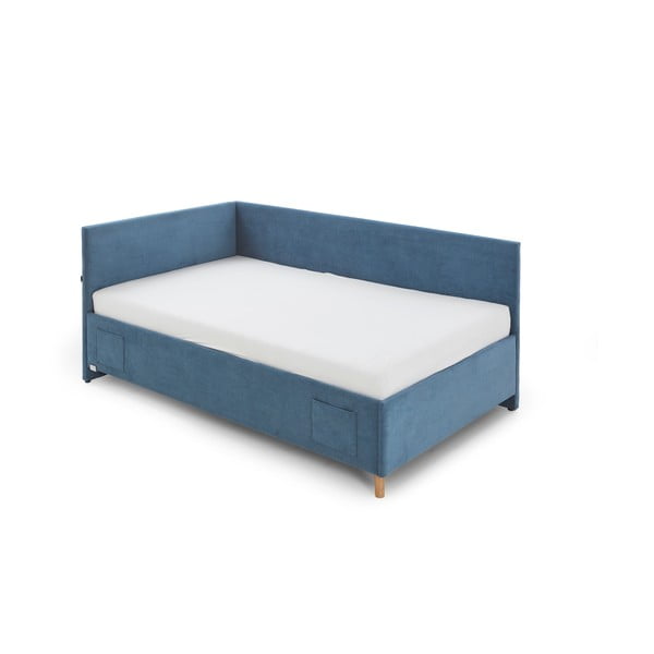 Zila bērnu gulta 90x200 cm Cool – Meise Möbel