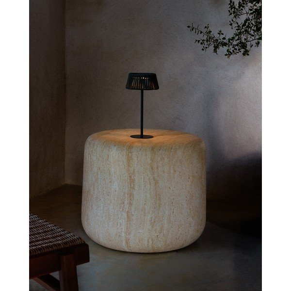 LED galda/pārvietojams āra gaismeklis ar saules baterijām ø 11 cm Aldet – Kave Home-image-1