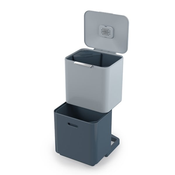 Atkritumu šķirošanas atkritumu tvertne 60 l Totem Max Sky – Joseph Joseph-image-1