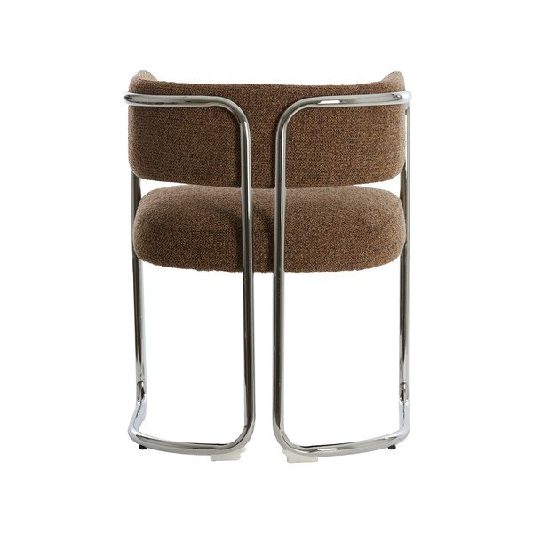 Brūns metāla ēdamistabas krēsls ar roku balstiem Adante – Light & Living-image-3