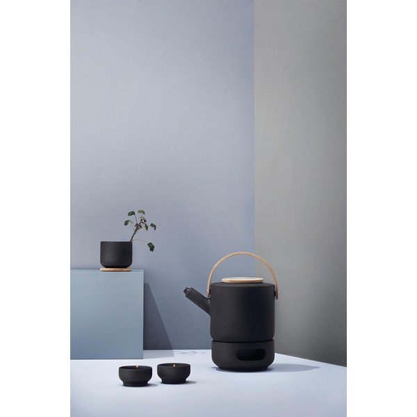 Melna akmensmasas tējkanna 1,25 l Theo – Stelton-image-4
