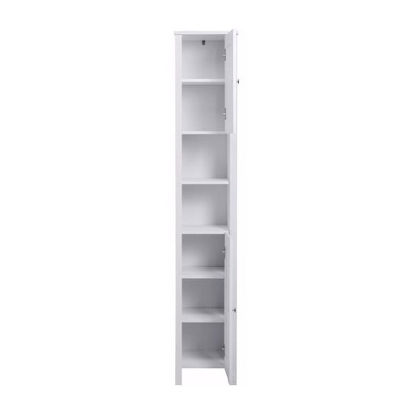 Balts koka augsts skapis Støraa Jenny, platums 35 cm-image-1