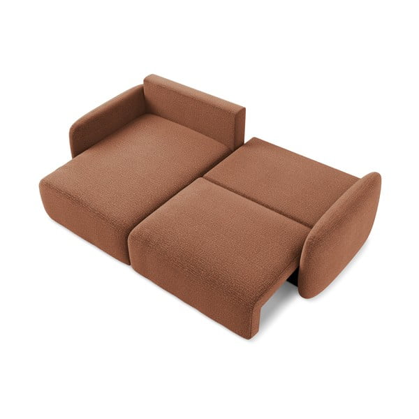 Ķieģeļu sarkans salokāms/ar uzglabāšanas vietu stūra dīvāns (ar kreiso stūri) Kalena – Makamii-image-4