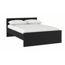 Melna divvietīga gulta 140x190 cm Naia – Tvilum