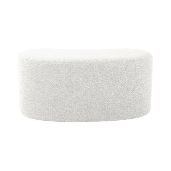 Balts pufs no buklē auduma Ada – Leitmotiv-image-4