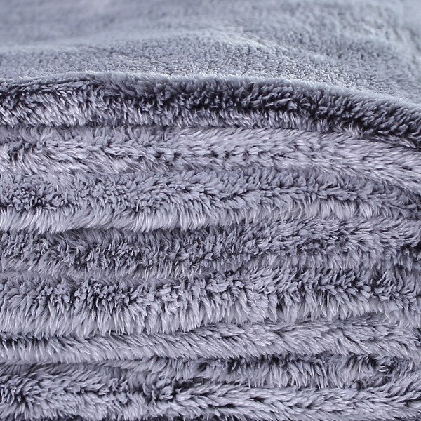 DecoKing Fluff Kokogles pelēka mikrošķiedras sega, 220 x 240 cm-image-2