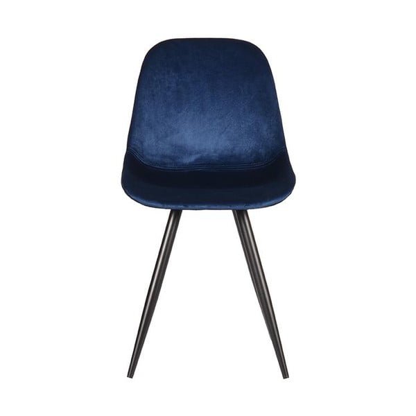 Tumši zili samta pusdienu krēsli (2 gab.) Capri  – LABEL51-image-2