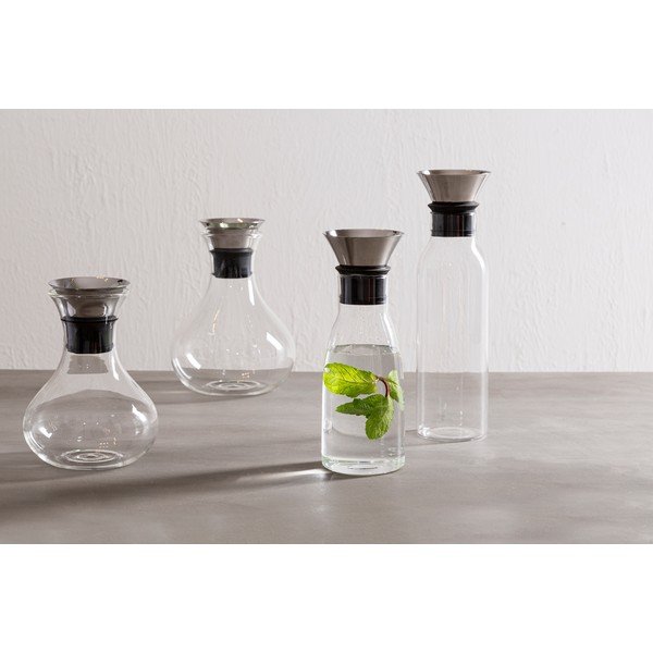 Stikla/metāla karafe 1 l Winslet – Premier Housewares-image-1