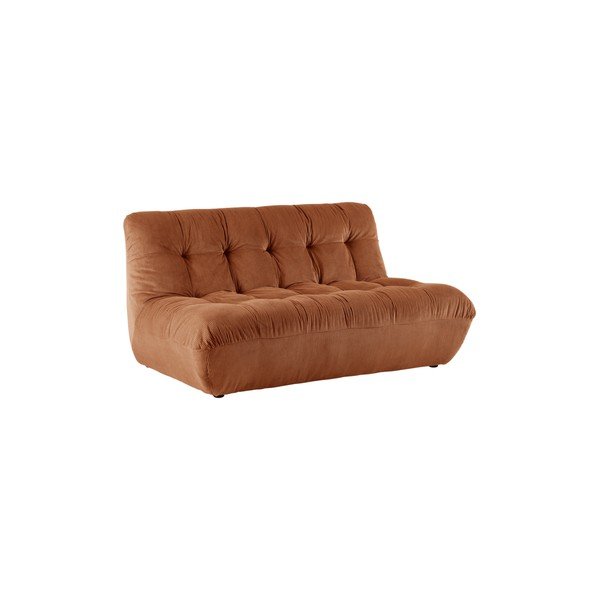 Brūns velveta dīvāns 145 cm Kelso – Jotex