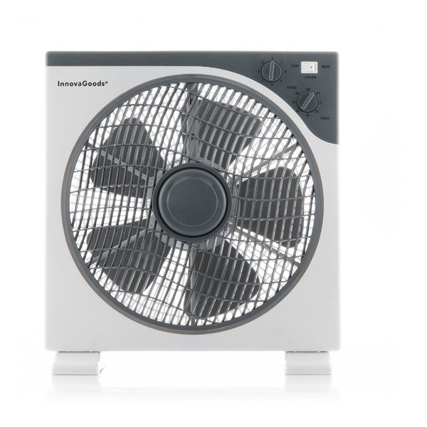 Balts grīdas ventilators InnovaGoods, ø 30 cm-image-3
