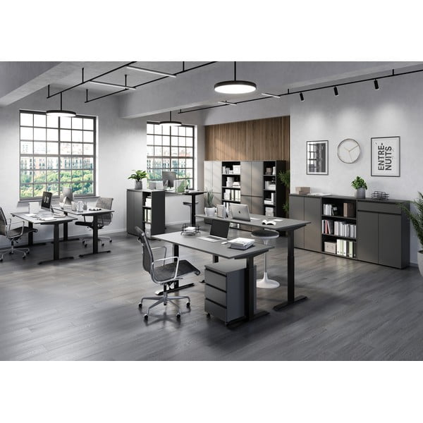 Regulējams darba galds ar elektriski regulējamu augstumu 80x160 cm Bedano – Germania-image-1