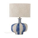 Keramikas galda lampa ar auduma abažūru (augstums 46 cm) Alida – Bloomingville