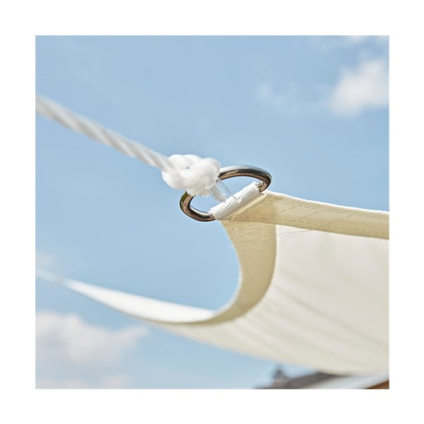 Beša kvadrātveida saules aizsardzības tents Livin 'Outdoor Como, 3,6 x 3,6 m-image-3