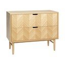 Ozolkoka kumode ar atvilktnēm Hübsch Herringbone