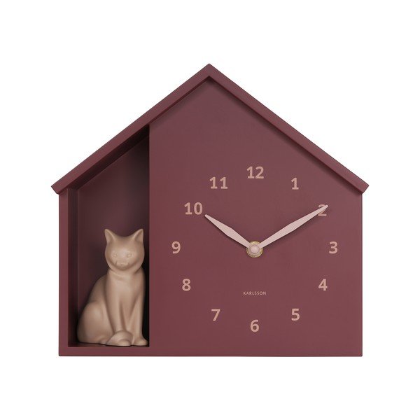 Sienas pulkstenis Sitting Cat – Karlsson