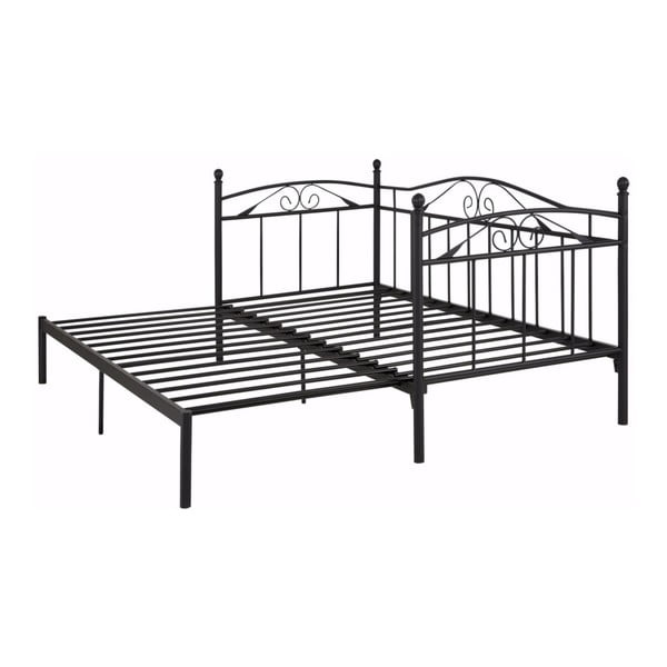 Melns dīvāns Støraa Bibi, 90 x 200 cm-image-1