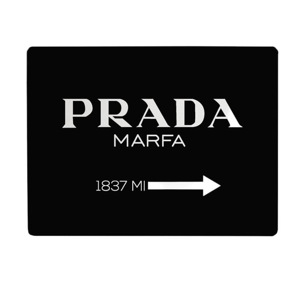 Melns galda paliktnis Black Prada – Little Nice Things