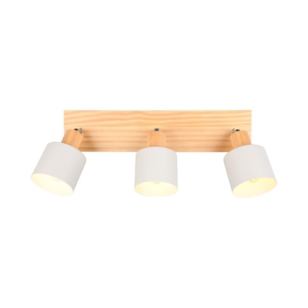 Balta/dabīga toņa prožektora tipa lampa ø 9 cm Shanti – Trio-image-3
