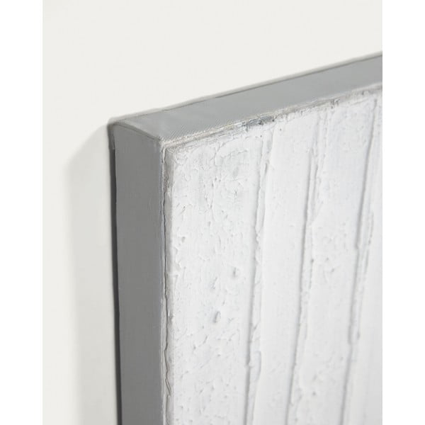 Ar rokām apgleznota glezna 90x90 cm Basilisa – Kave Home-image-2