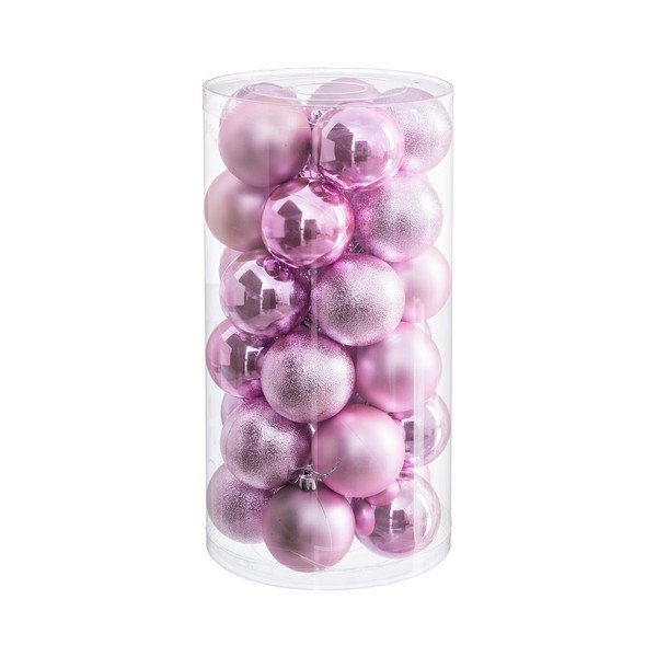 Ziemassvētku eglītes bumbiņas (30 gab.) ø 6 cm – Casa Selección