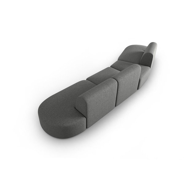 Pelēks dīvāns 412 cm Shane – Micadoni Home-image-3