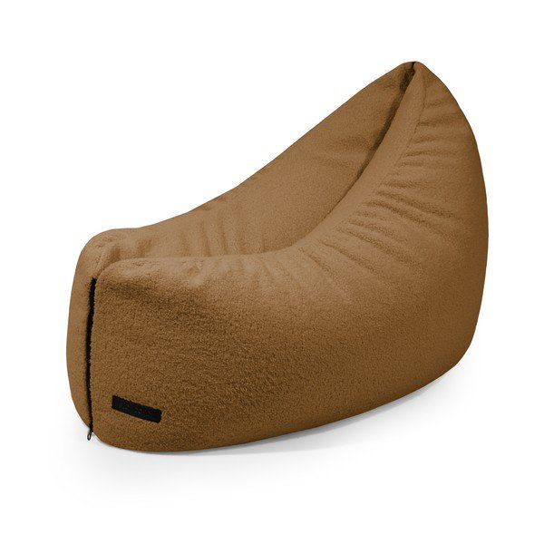 Brūns bērnu sēžammaiss no buklē auduma Clip Clap 90 – SLOWDOWN