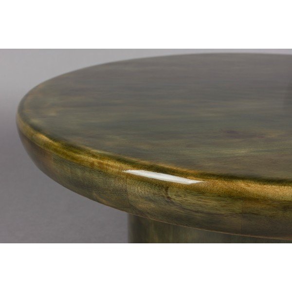 Zaļš mango masīvkoka apaļš žurnālgaldiņš ø 60 cm Mush – Dutchbone-image-2
