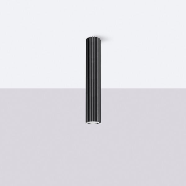 Melna prožektora tipa lampa Gleam – Sollux-image-4