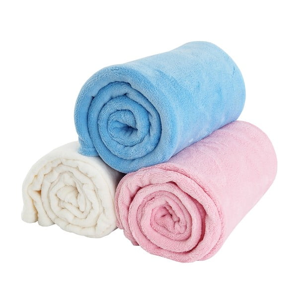 Rozā bērnu sega no mikroflaneļa 110x140 cm Exclusive – B.E.S.-image-3