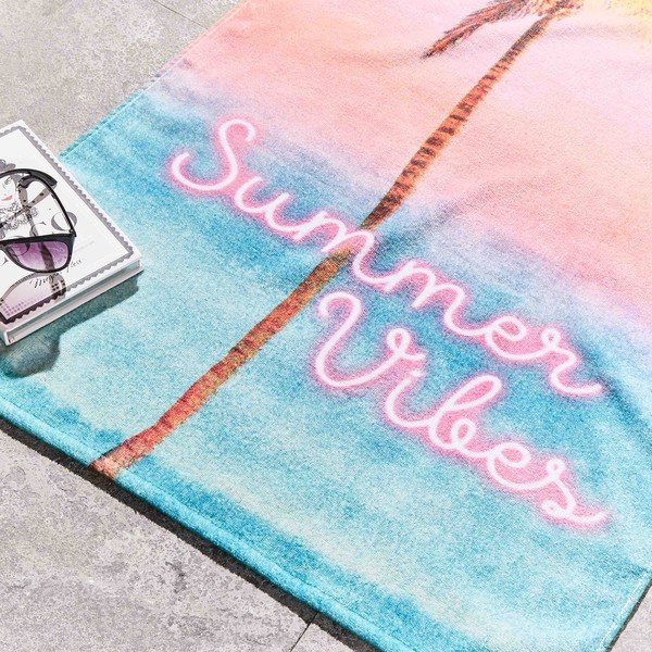 Frotē kokvilnas pludmales dvielis 76x160 cm Summer Vibes – Sassy B-image-2