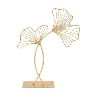 Dekors zelta krāsā Mauro Ferretti Leaf Glam, augstums 44 cm