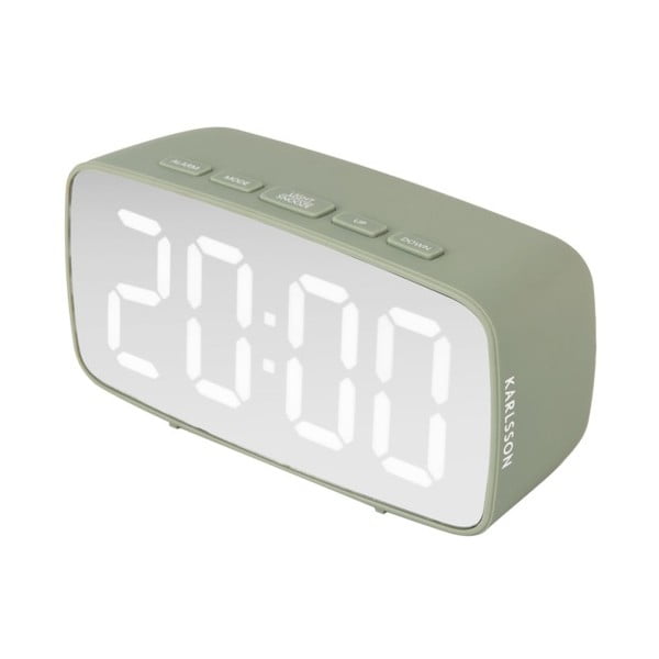 Gaiši zaļš digitālais modinātājs – Karlsson-image-1