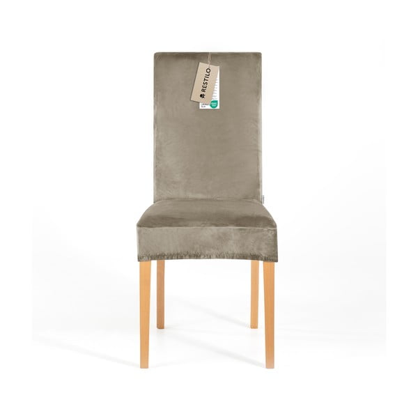 Pelēkbēšs uzvelkams pārvalks krēslam 48 cm Sento – Restilo