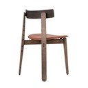 Brūni/konjakbrūni ozola masīvkoka pusdienu krēsli (2 gab.) Nora – Gazzda