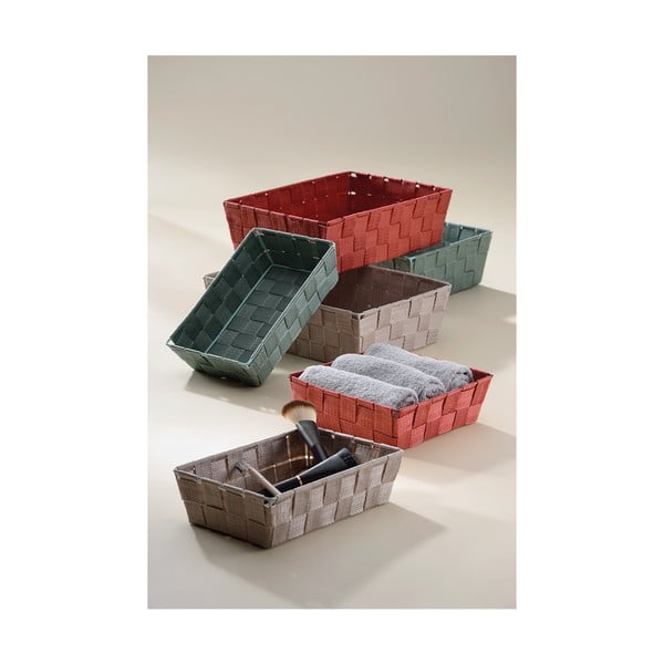 Pelēks uzglabāšanas grozs Kela Alvaro, 23 x 15 cm-image-1