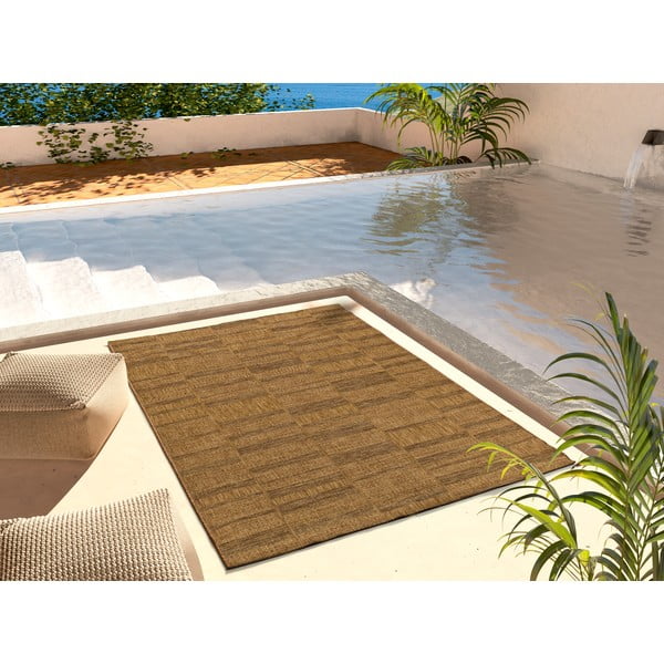 Brūns āra paklājs 120x170 cm Guinea Natural – Universal-image-1