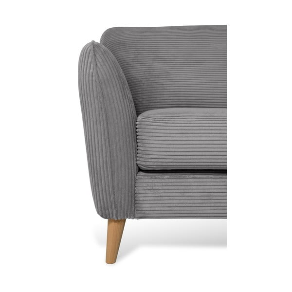 Tumši pelēks velveta stūra dīvāns (ar labo stūri) Paris – Scandic-image-4