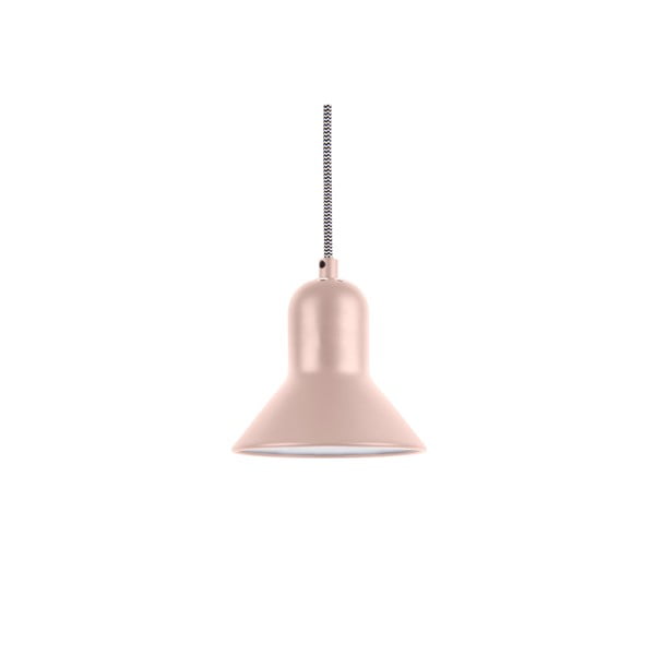 Gaiši rozā griestu lampa Leitmotiv Slender, augstums 14,5 cm