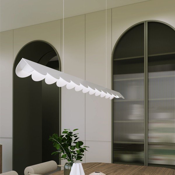Pelēkbrūna alumīnija LED piekaramā lampa BISCUIT – Thoro-image-1