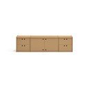 Dabīga toņa TV galdiņš 157x42x40 cm Wally – Teulat