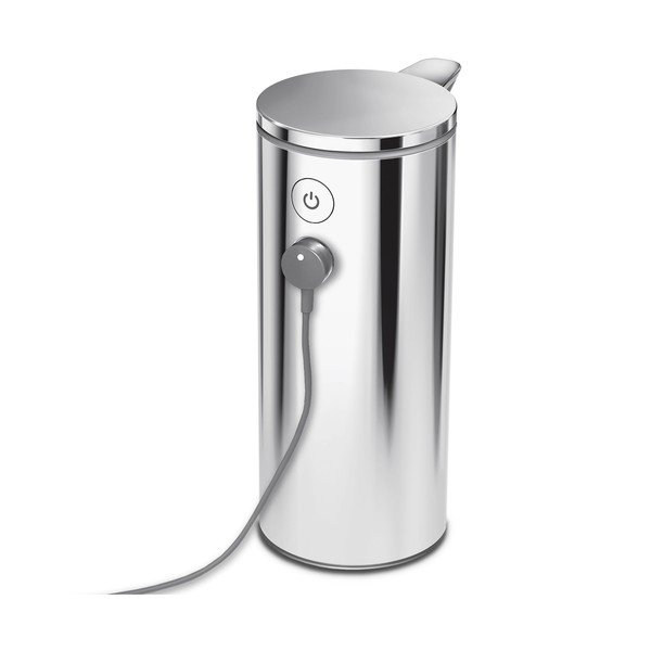 Automātiskais ziepju dozators sudraba krāsā no tērauda 266 ml – simplehuman-image-3