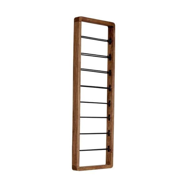 Brūns sienas vīna plaukts 8 pudelēm Sorrento – Light & Living-image-1