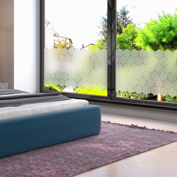 50 matētu uzlīmju komplekts stiklam Ambiance Hexagon-image-3