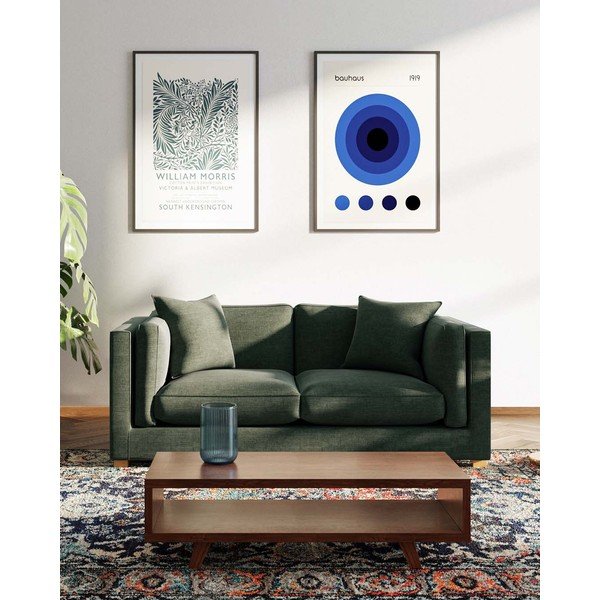 Zaļš dīvāns 195 cm Pomo – Ame Yens-image-3