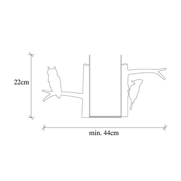 Grāmatu turētājs Forest – Mioli Decor-image-2