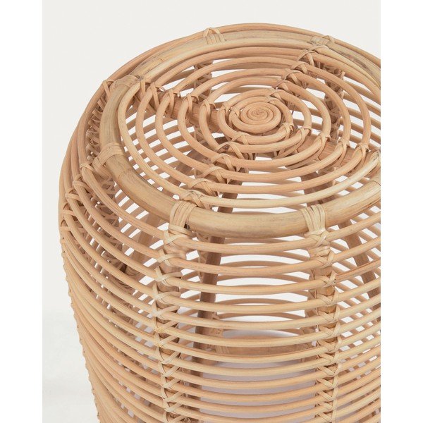 Rotangpalmas apaļš sānu galdiņš ø 45 cm Kohana – Kave Home-image-1